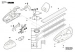 Bosch 3 600 H49 B50 AHS 35-15 LI Hedge Trimmer Spare Parts